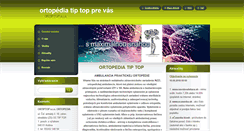 Desktop Screenshot of ortopedia-tip-top.com