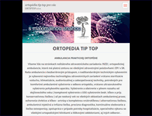 Tablet Screenshot of ortopedia-tip-top.com